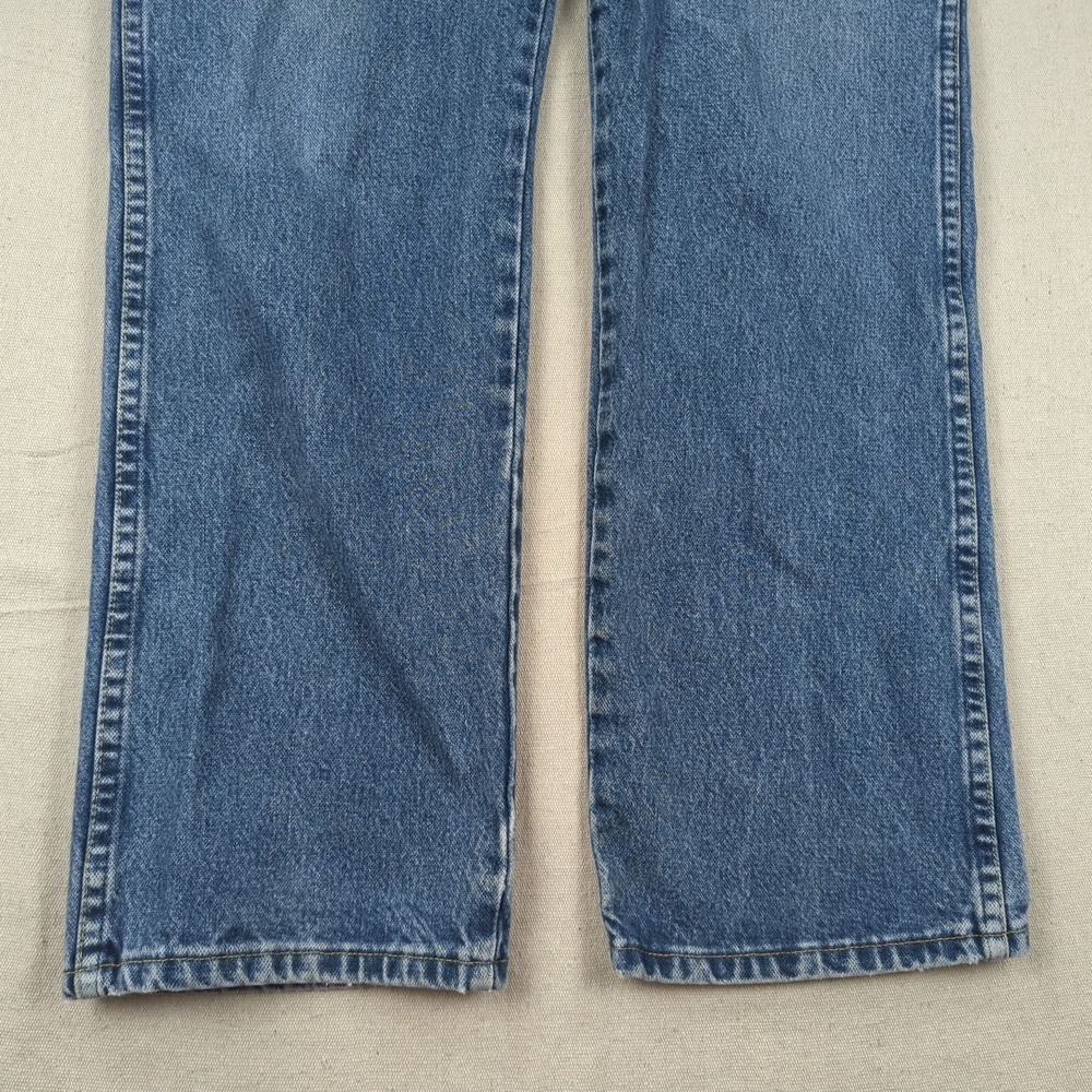 Wrangler Jeans Mens 38x32 Blue George Strait Cowboy Cut Western Distressed 936 - Picture 3 of 15